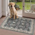 thumbnail image 1 of SHILIU-Non Slip Runners for Hallways,Washable Hallway Runner Rug,Long Ultra Soft Kitchen Runner Rug,Non Shedding Accent Farmhouse Runner Rugs (Black, 2 X 3), 1 of 4