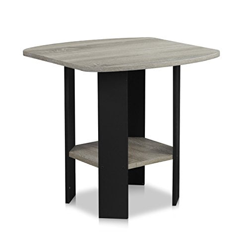 Furinno 11180GYW/BK Simple Design End/Side Table