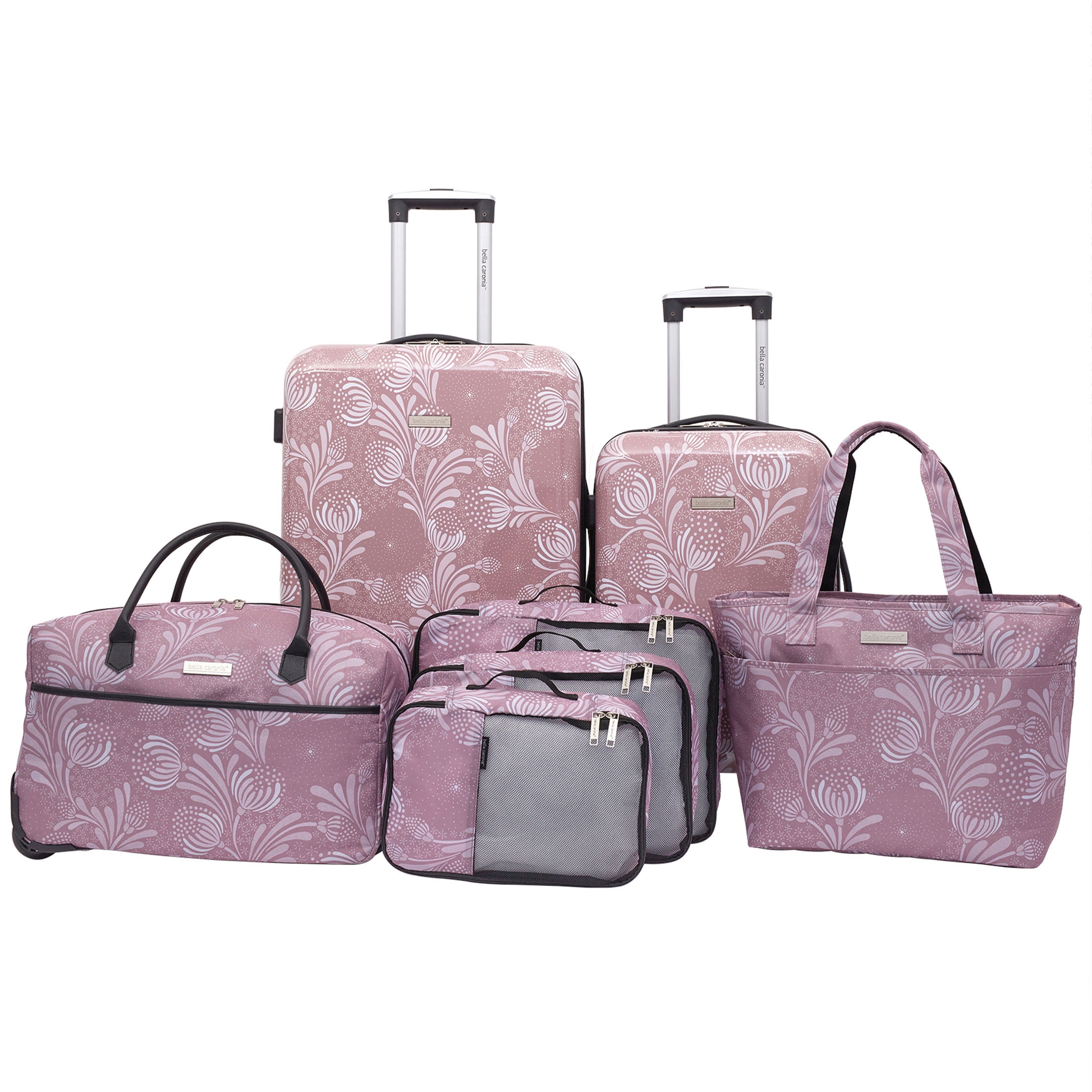 Vonguish Collection 3 piece Hardside Luggage Set with 8 wheel