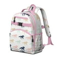 thumbnail image 2 of Birthday gift horse laptop backpack, spacious backpack with horse designs, ideal for school or work, 2 of 6