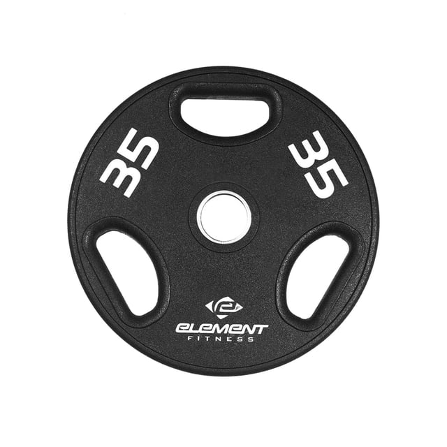Element Fitness 35 lb Virgin Rubber Olympic Plate Pro 2 Inch Low Odour
