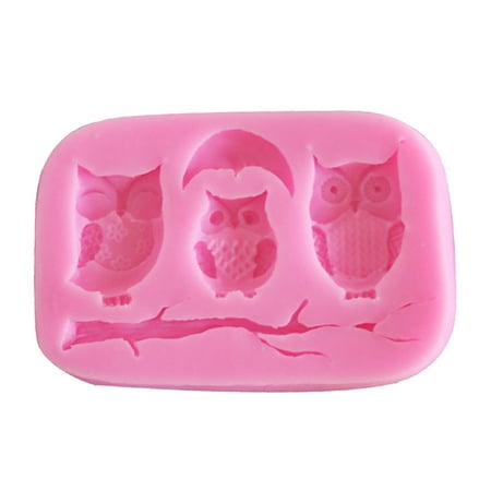 

Owl Silicone Fondant Cake Mold Clay Mold Cake Decorating Tool