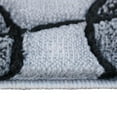 thumbnail image 5 of Emma + Oliver 2x7 Contemporary Abstract Geometric Olefin Accent Rug in Gradient Shades of Gray and Red with Natural Jute Backing, 5 of 6