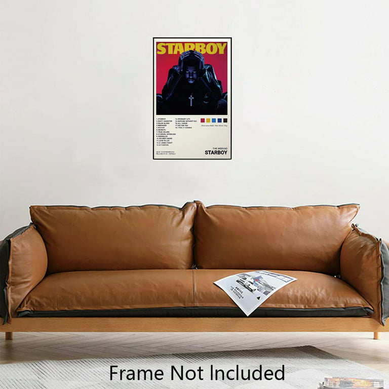 The Weeknd Poster Starboy Poster Album Cover Posters for Room Aesthetic  Canvas Wall Art Bedroom Decor 16x24inch(40x60cm) : : Home