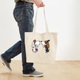 thumbnail image 4 of CafePress - Basset Hound Wedding Tote Bag - Unisex Canvas Tote Bag, Beige, 1-Piece, 4 of 7