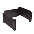 thumbnail image 6 of Modern Rattan-Style Plastic Raised Garden Bed Planter Kit for Flower Vegetable Grow Indoor Outdoor,Set of 4 with 16 Legs, Dark Coffee, 6 of 13