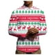 thumbnail image 1 of Camisa de manga larga con estampado navideño para hombre, top versátil informal a la moda para hombre Pompotops oipoqjl27146, 1 of 1