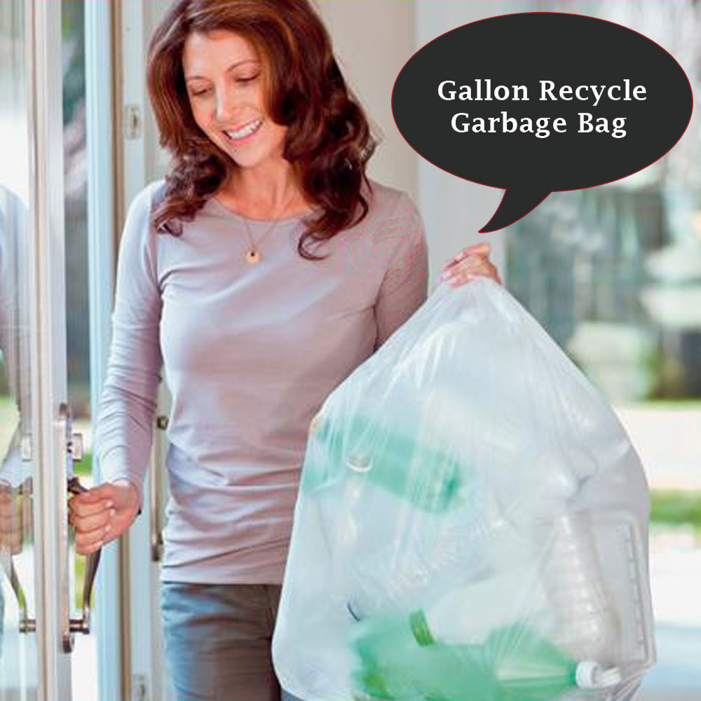 Ox Plastics Clear Can Liners Trash Bags - Large Transparent, Heavy-duty Recycling Garbage Bags - Perfect for Commercial Use for Anywhere - 42 Gallon & 1.5mil Thick Clear (100 Bags)