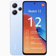 Xiaomi Redmi 12 DUAL SIM 256GB ROM + 8GB RAM (GSM Only | No CDMA) Factory Unlocked 4G/LTE Smartphone (Sky Blue) - International Version