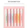 thumbnail image 5 of 1 Pack (6pcs) Double-headed 6-color Fluorescent Highlighter Marker Pen Stationery Supplies For Office And Study, 5 of 5