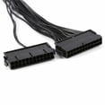 thumbnail image 2 of 24Pin Dual PSU ATX Synchronous power supply adapter cable for Ether Mining 30cm, 2 of 5