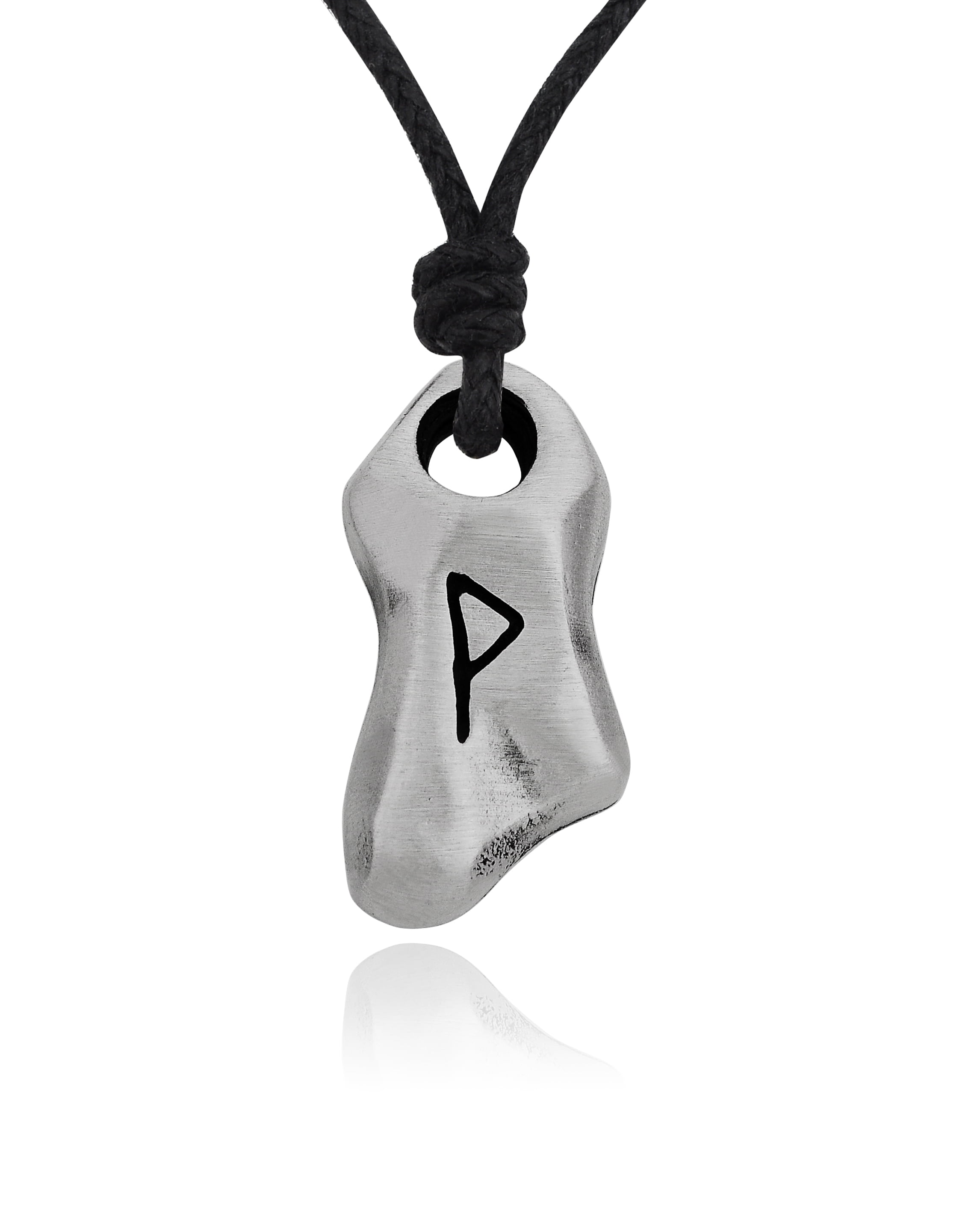 Wunjo Joy Symbol Meaning Viking Runes Silver Pewter Charm Necklace Pendant  Jewelry With Cotton Cord - Walmart.com