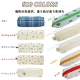 thumbnail image 5 of Unique Bargains Grid Print Pen Pouch Portable Stationery Bag Beige Floral, 5 of 6