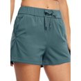 thumbnail image 2 of Women's Drawstring Athletic Shorts, Loose Fit Running Yoga Shorts for Fitness and Casual Wear High Waisted Workout Activewear Women Biker Short, 2 of 6