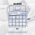 thumbnail image 6 of Utopia Bedding Comforter Queen Size 88 x 88 Inches White, All Season Duvet Insert, Down Alternative Box Stitched Bed Comforter with Corner Tabs, Machine Washable, 6 of 8