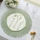 Efavormart 4 Pack | 16" Sage Green Jute Boho Chic Fringe Edge Table ...