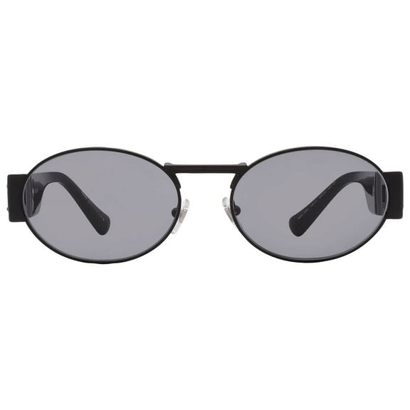 Versace ICONIC VE 2264 Metal Unisex Oval Sunglasses Matte Black 56mm Adult