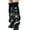 Black, variant on Cute Star Knitted Leg Warmers for Women Ribbon Lace Up Flared Foot Covers Socks