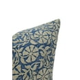 thumbnail image 5 of Fabdivine Off White Linen Hand Block Print Farmhouse Throw Cushion Cover , 26"X26", Dark Gray, 5 of 5