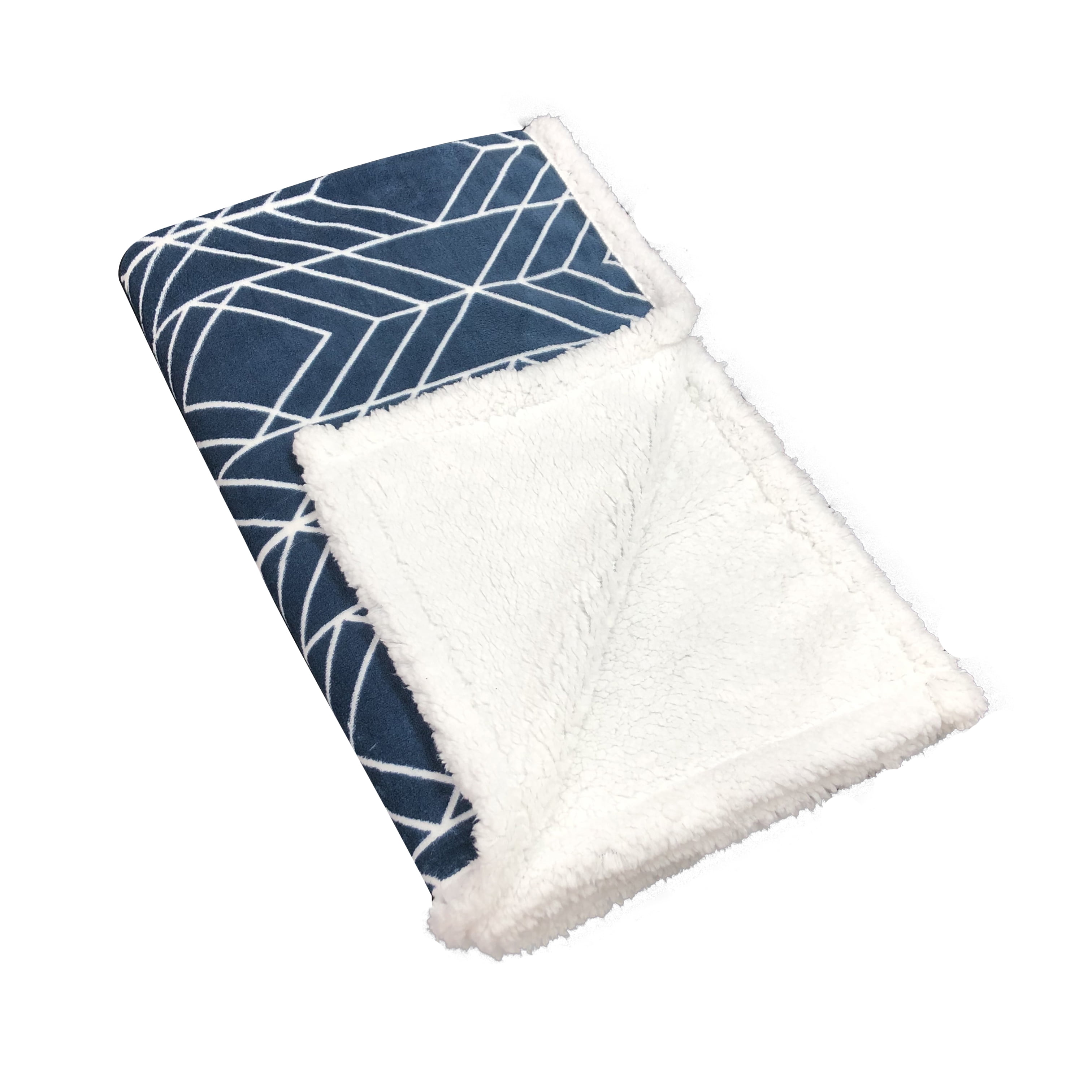 Esme Real Teal Sherpa Throw
