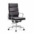 thumbnail image 1 of Nicer Furniture Genuine Leather Soft Pad Office Executive High Back Chair, 1 of 1