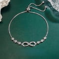 thumbnail image 6 of Granddaughter Infinity Heart Bracelet, Granddaughter Bracelet, Jewelry with Message Card and Box Meaning, Graduation Gift, Christmas Birthday Gifts, Bracelets For Her from Grandma Grandpa, 6 of 7