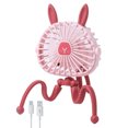 thumbnail image 3 of Mini Ventilador De Mano Mini Ventilador De Mano Con Clip En El Ventilador Del Cochecito De Bebé Ventilador Portátil Silencioso Recargable Por USB Con Trípode Flexible Para Cama ANGGREK Mini Handheld Fan, 3 of 8