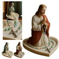 thumbnail image 5 of Christian Resin Prayer Bead Holder, Heart-Shaped Base, Religious Decoration, Prayer Room Gift, 5 of 7