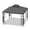grey, variant on 10x10 Ft Outdoor Patio Gazebo Replacement Canopy,Double Tiered Gazebo Tent Roof Replacement Top With Air Vent For 2 Tier Outdoor Patio Garden Tent Frames (Frame Not Include)