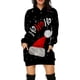 thumbnail image 2 of Sudadera con capucha larga para mujer nueva de otoño e invierno con elementos navideños de Papá Noel, sudadera con capucha estampada en 3D, sudadera con capucha sexy para mujer, 2 of 5
