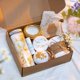 thumbnail image 1 of Set de regalo de spa natural para ella, paquete de cuidado personal para mujeres con c&#2013265933tricos y vainilla, cesta de regalo de spa,, 1 of 7