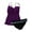 Purple - violetblack, variant on Profile Womens Full Foam Bust Brief 2 Piece Bandini, Purple, 16