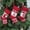 Christmas tree, variant on Christmas Stockings Personalized Set of 3 Mini Cable Knitted Stocking 7 Inches Small Set Classic Art Decor Stuffers Gifts for Family Holiday Party Fireplace Hanging Xmas Decor
