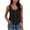 Black-tank tops for women, variant on Womens Tank Tops Sleeveless Crewneck Button Down Shirts Summer Casual Comfy Going Out Blouses