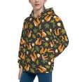 thumbnail image 2 of Goofa Forest Squirrel Pattern Hooded Sweatshirt for Youth Trendy youth sweatshirt Casual Hoodie for Boys and Girls-Small, 2 of 6