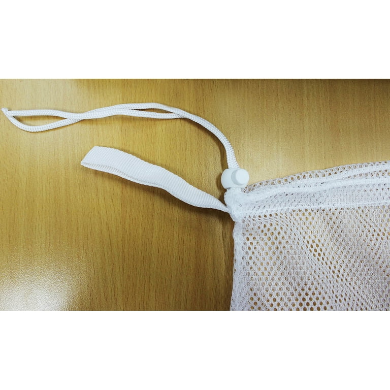 8 pack) Mainstays White Polyester Mesh Laundry Bag with 8 pack) Mainstays White Polyester Mesh Laundry Bag with