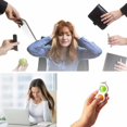 thumbnail image 4 of Simple Dimple Fidget Toy Silicone Bubbles Flipping Board Toy, Sensory Squeeze Toys Stress Relief Hand Toy, Dimple Fidget Toy for Concentration Training, Brain Development Toy for Kids Adults, 4 of 7