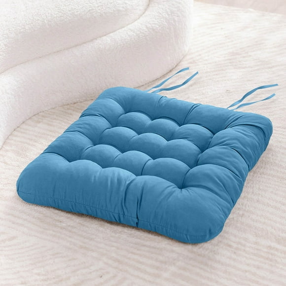 Coussin de Chaise Doux Uni 40x40 cm pour Chaises et Sièges de Salle à Manger, Coussin Rembourré en Fibre de Polyester avec Cadre en Bois Massif, Soutien de Siège Confortable pour la Maison