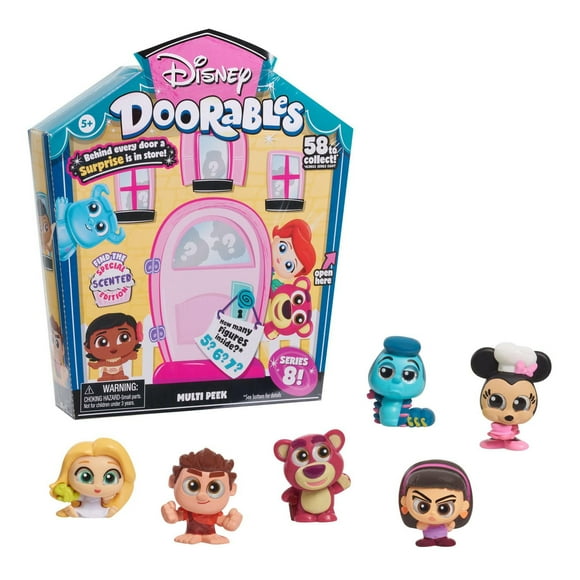 Disney Doorables Multi Peek, Series 8 Featuring Special Edition Scented Figures, Styles May Vary, Disney Doorables Multi Peek Series 8