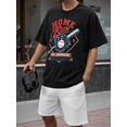 thumbnail image 7 of Men's 100% Cotton Short Sleeve Crewneck Graphic T-Shirt, Soft Breathable Moisture Wicking Casual Basic S-3XL, 7 of 7