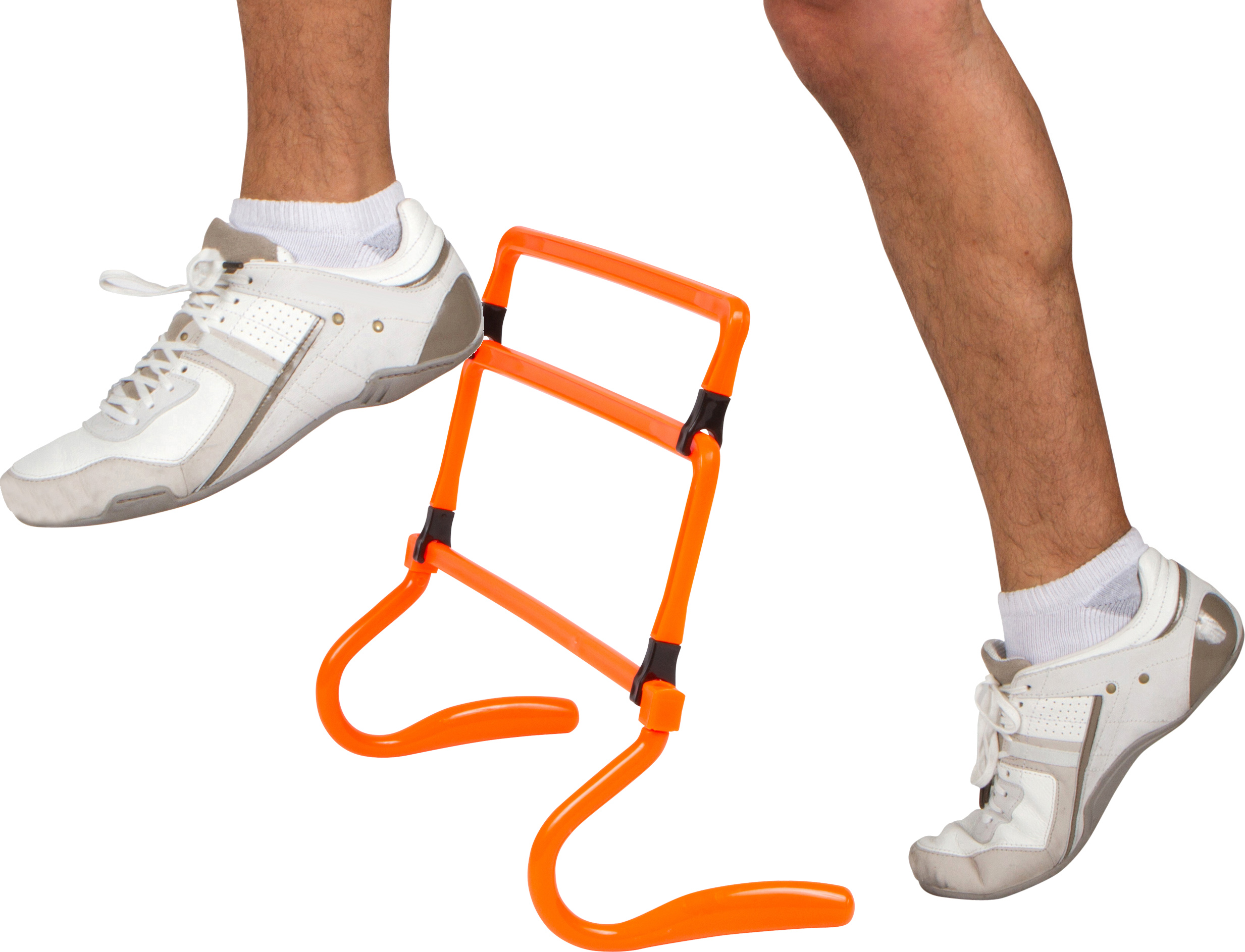 Set of 5 Adjustable Speed Training Hurdles By Trademark Innovations (Orange)