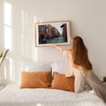 thumbnail image 2 of Wharf Street 01 - Portland Maine Photography Oak Framed Wall Art Print 16 x 24 inches, 2 of 6