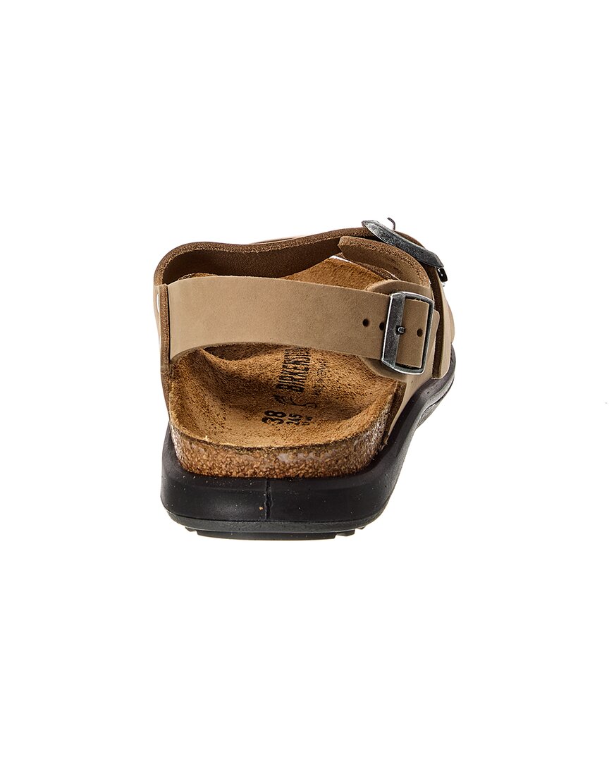 Birkenstock Milano Crosstown Waxy Leather Sandal, 36, Brown