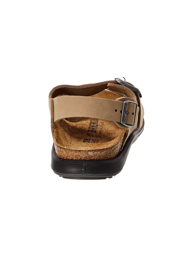 Birkenstock Milano Crosstown Waxy Leather Sandal, 36, Brown
