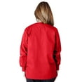 thumbnail image 5 of M&M SCRUBS Women's Scrub Jacket Warm Up Lightweight Medical Scrub Jacket - Pack of 3 Set (Red, 3X-Large), 5 of 6