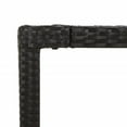 thumbnail image 5 of vidaXL 5 Piece Garden Dining Set with Cushions Black Poly Rattan, 5 of 5
