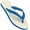 N Blue, variant on Men's Rubber Based Flip-Flops, Gray, UK Men's 8