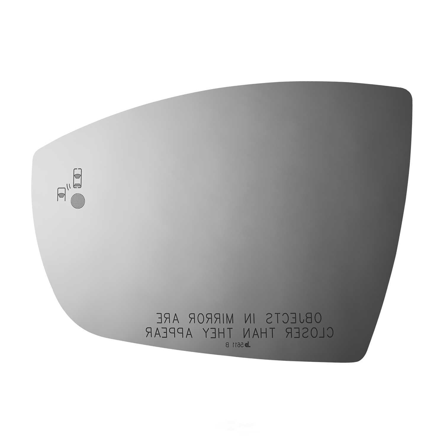 Burco Side View Mirror Replacement Glass - Clear Glass - 5611B