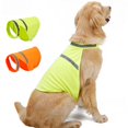 thumbnail image 3 of Ropa fluorescente para perros grandes, ropa de seguridad reflectante nocturna, chaleco transpirable de verano para mascotas, 3 of 5