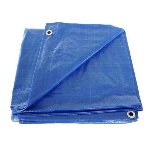 TARPAULIN WATERPROOF COVER SHEET COVER PROTECTION BLUE GREEN 6x4 16x20 SIZES 